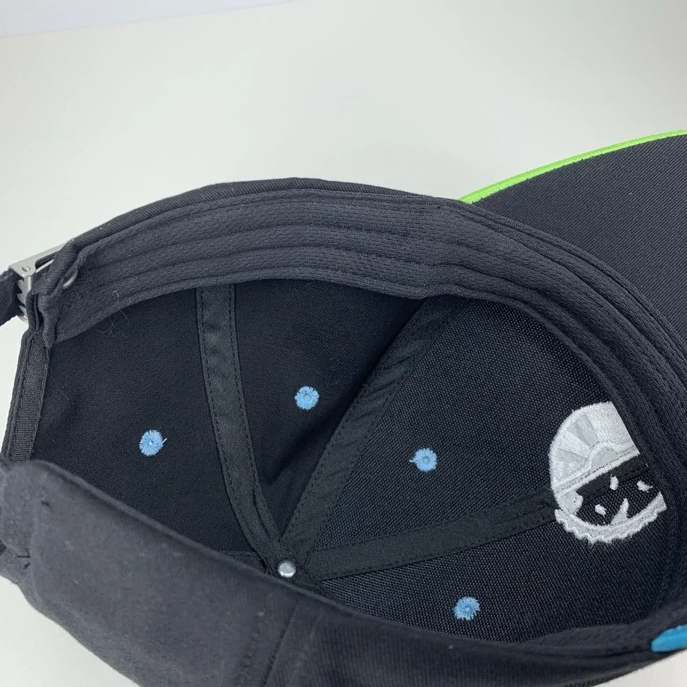 Holo Taco Hat Nail Polish Blue Green Black Adjustable Strap Baseball Cap